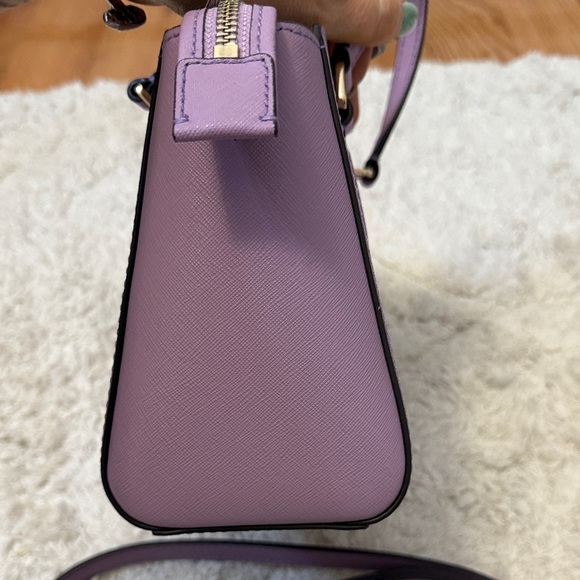 NWOT Tory Burch Lavender Emerson Mini Top Zip Tote - Picture 5 of 9